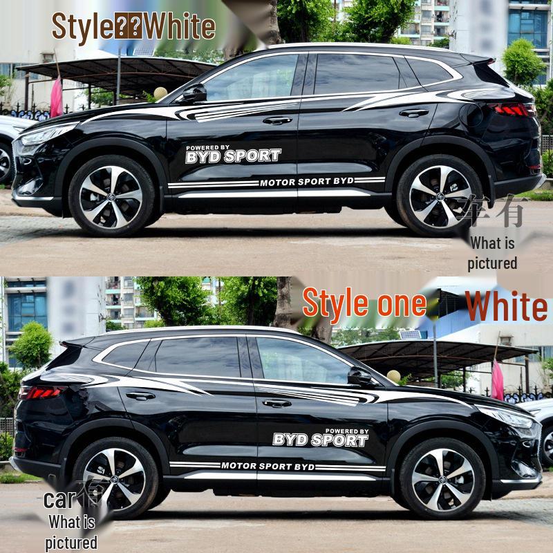 

Пользовательские наклейки BYD Song PLUS: Персонализированные цветные полосы для украшения кузова автомобиля Standard