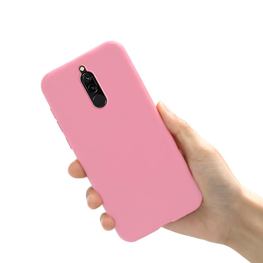 For Xiaomi Redmi 8 Case Soft TPU Candy Color Matte Cover Silicone Case For Xiaomi Redmi8 Redmi 8 Back Shell Cover Coque Bumper