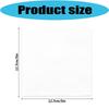 100pcs White Cotton Squares 12.7cm Size Microfiber Materials For Quilting And Craft