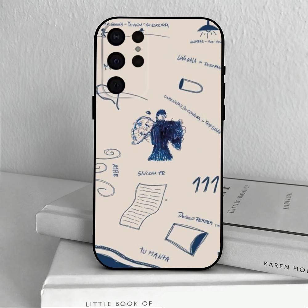 R-Rapper S-Singer M-Milo J  Phone Case For Samsung S25,S24,S21,S22,S23,S30,Ultra,S20,Plus,Others Soft Black Case