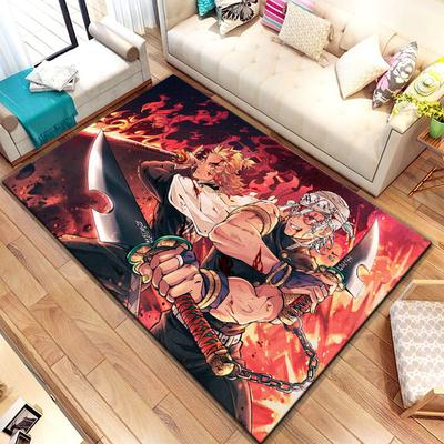 Demon Slayer Custom Carpet Kitchen Mat  Yoga Mat Washroom Floor Mat Decoracion Room Kitchen Mat Living Room Carpet Camping Mat
