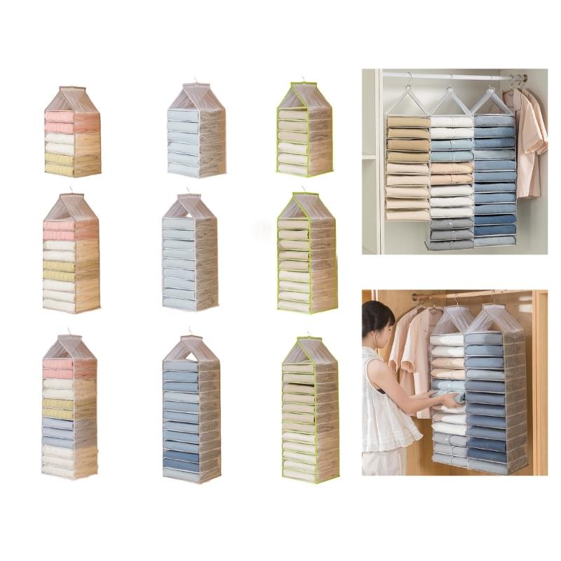 Streamlineds Organization with Door Hanging Multilayer Storage Bag Suitable for Shoes Stationery Cosmetics Storage