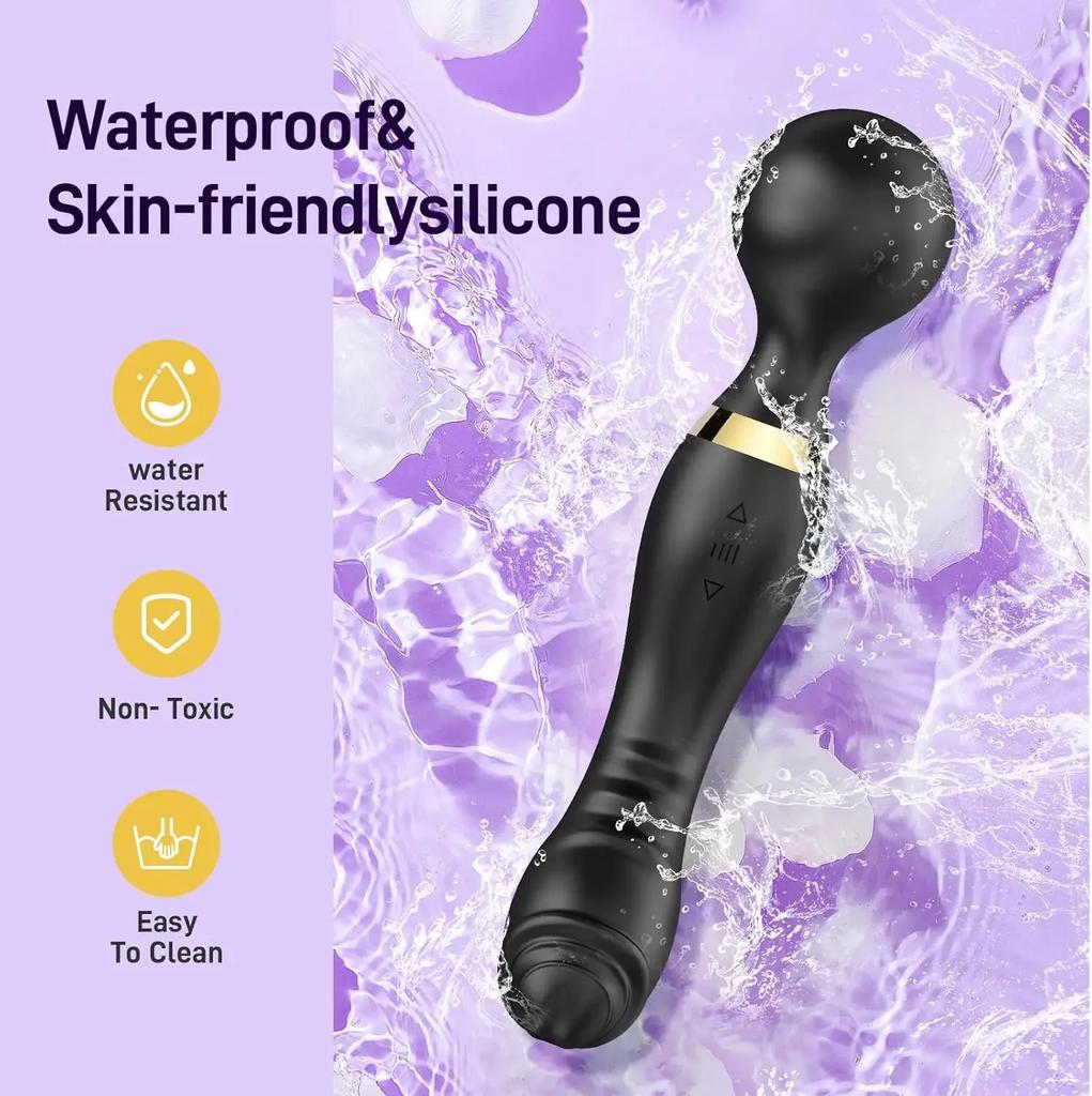 G-Punkt Klitorisstimulator Vagina-Massagegerät Leistungsstarker Stab Dildos Vibrator für Frauen Weiblicher Masturbator Sexspielzeug für Erwachsene