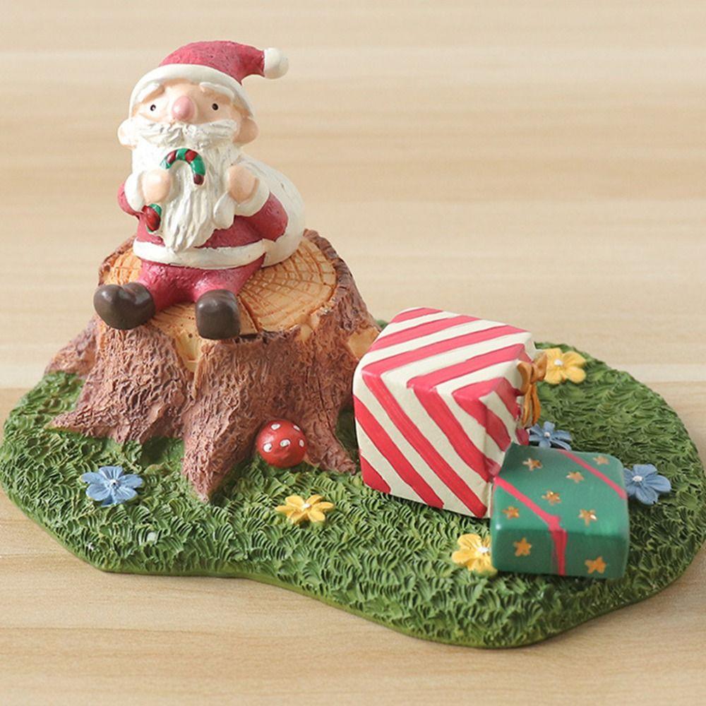 Mini Micro-landscape Ornament Kawaii Pastoral Style Desk Craft Lawn Resin Ornament Bedroom