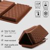 3-in-1 Thick Silicone Chocolate Bar Mold - Large Pistachio Filling Mould Food-Grade Reusable for Professional Candy Crafting
