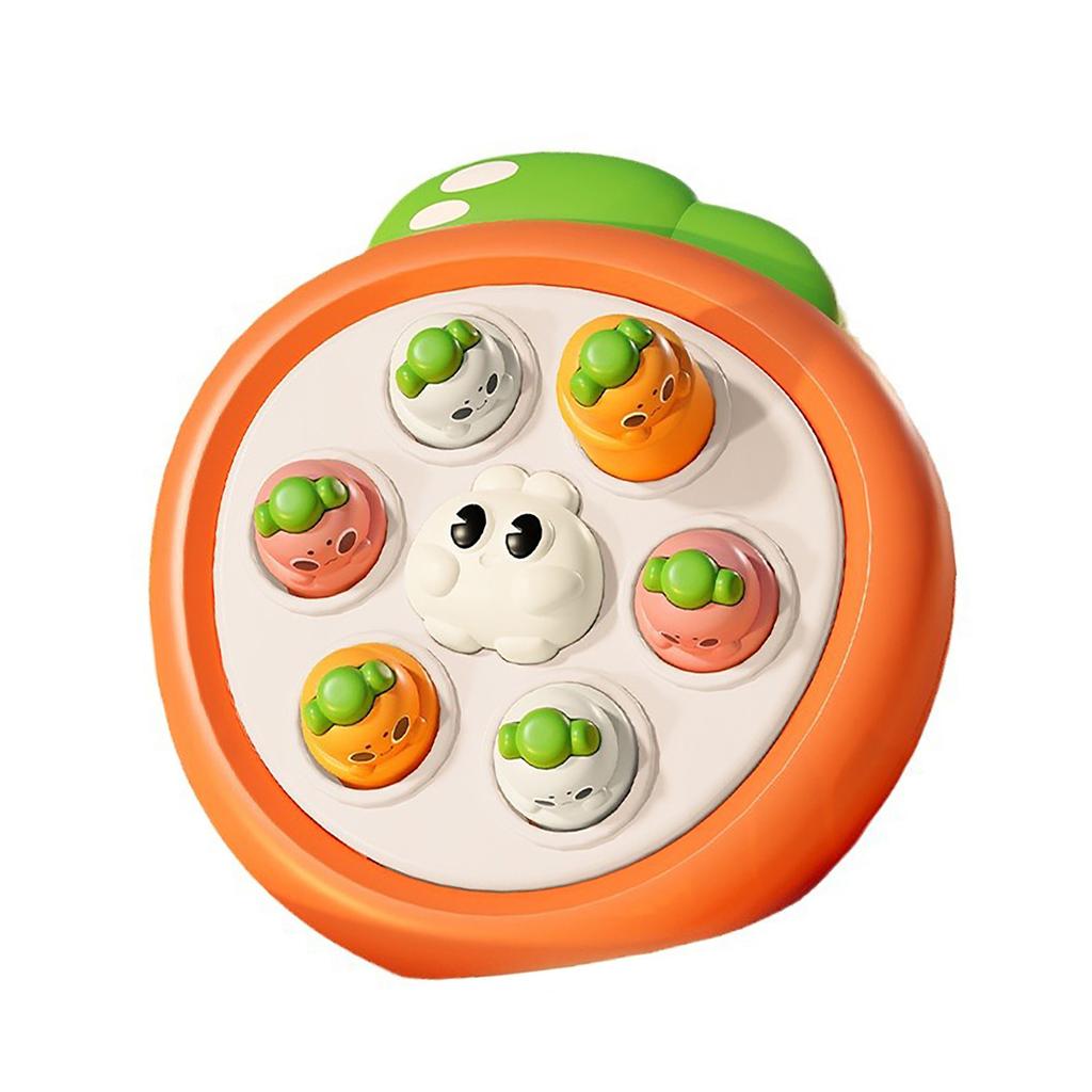 Kids Whack Toy Cartoon Radish Shaped Improve Reactivity Pounding Interactive Educational Toy
