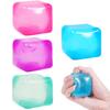 Square Gel Ice Cube Kneading Music Slow Rebound Maltose Ice Cube Pressure Relief Ball Halloween Christmas Gift