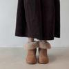 Warm velvet snow boots medium tube thickened fashion women's thick-soled round head two wear women's Birkenstocks