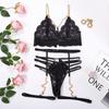 Summer Sexy Strappy Design Garters  Women's Underwear Lace Push Up Bra Exotic Sets  Sexy Lingerie  And Panty Set Luxury Lingerie