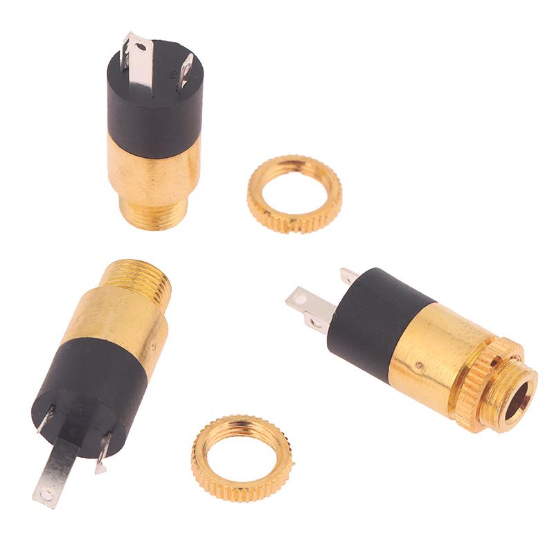 5 Peças Pj392 Jack Fêmea Estéreo Com Conector de Parafuso Banhado a Ouro 3.5Mm Jack de Áudio e Vídeo para Fone de Ouvido Estéreo Plugues de Soquete