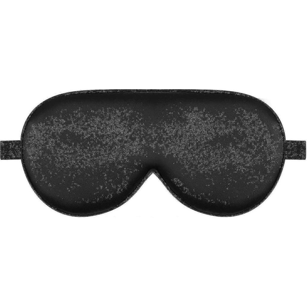Last Frontier Bear Sleep Mask Silk Cool No Pressure Eye Donuts Contour Handmade Upgrade Over Conventional Flat Black Gift Ready Packaging)-xin