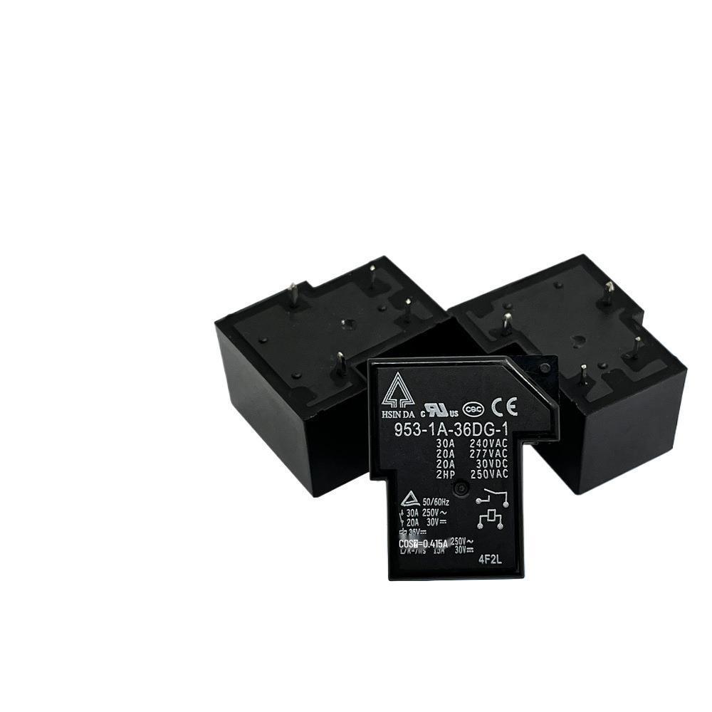 953-1A-36DG-1 High Power Relay, 1 Group Normally Open, 4 Pins, 20A