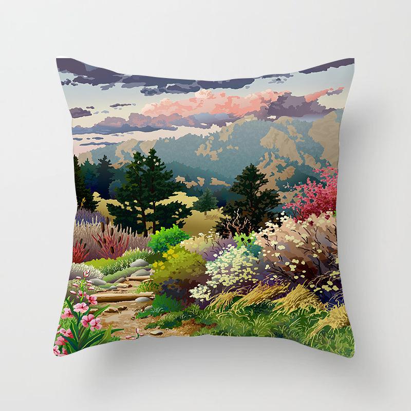 Home Decor Exotic Tropical Prints Pillow Covers for Home Pattern Cushion Cover Suitable for Sofa Bedroom Car Pillow Cover