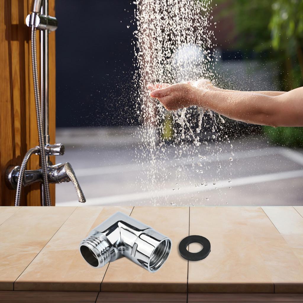User Friendly 90 Degree Shower Elbow Adapter for Easy Plumbing Adjustments