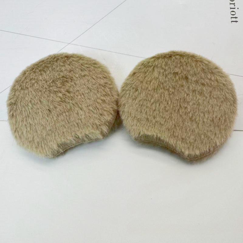 

Double-Sided Large Rabbit Fur Mickey Ears Cute Handmade Hair Accessories Headband