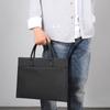 Men'S Handheld Documents Information Bag Computer Bag Business Office Meeting Bag Stylish Simple Briefcase