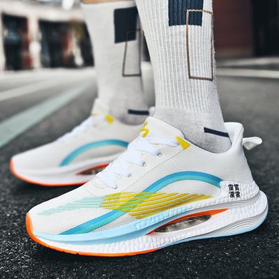 Męskie buty do biegania z płytą karbonową, amortyzacją poduszką powietrzną i odbiciem, sportowe, studenckie, casualowe buty sportowe dla par