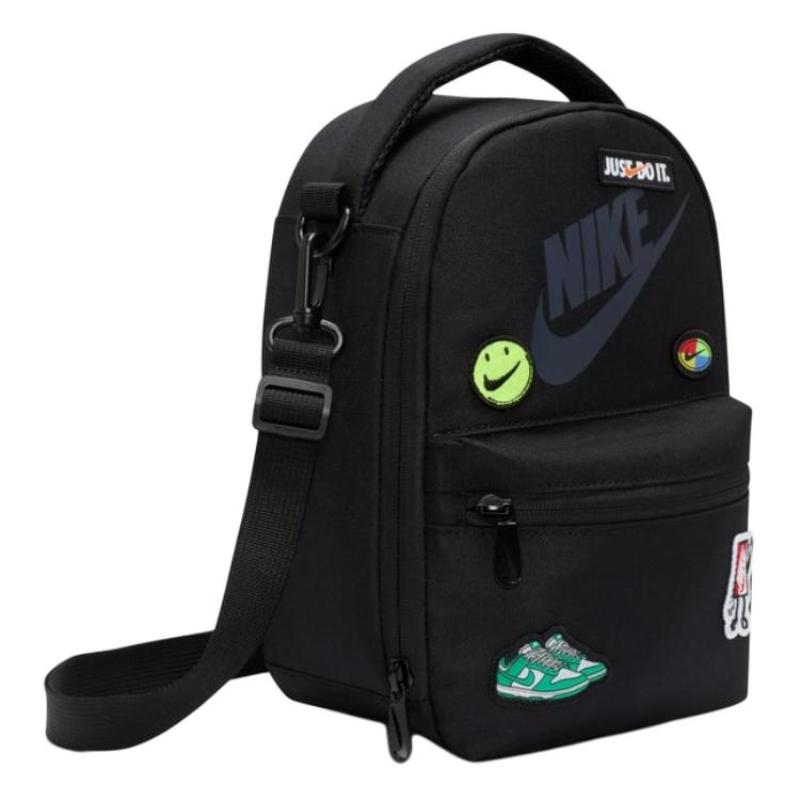 Nike Polyester Lunch Handtasche Unisex Schwarz Lässig 9A3089-023