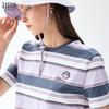 Teenie Weenie Bear Cartoon Stripe Women's T-Shirt