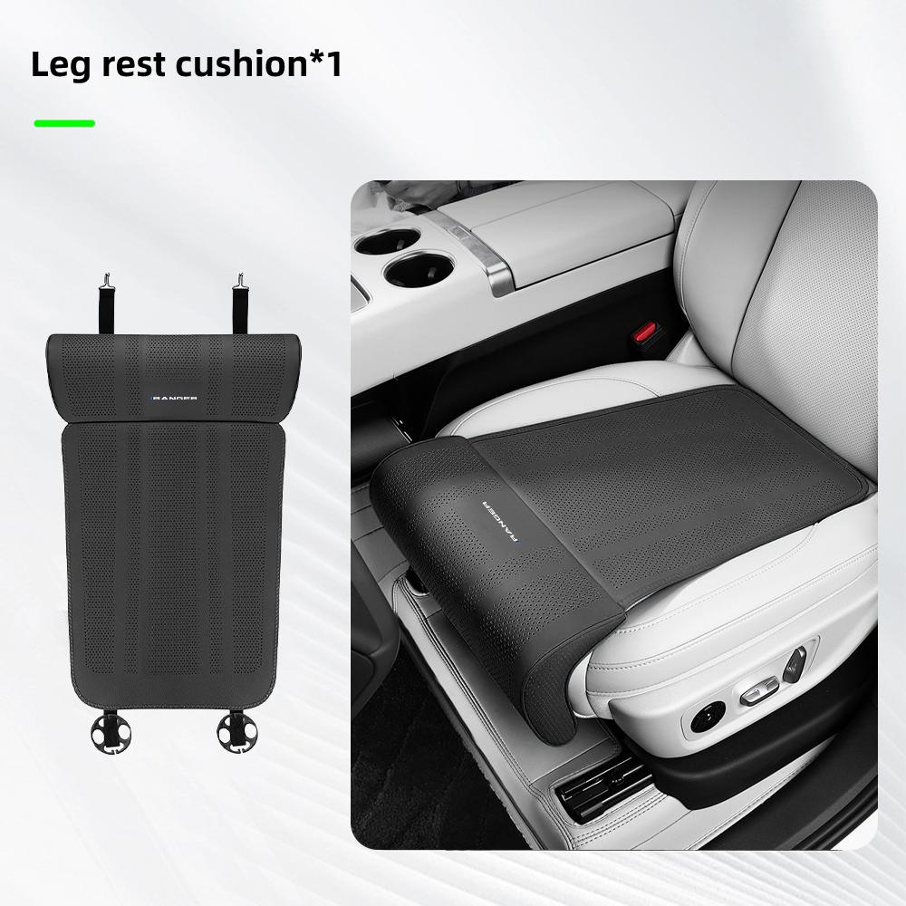 

Car Seat Cushion Leg support For Ford Ranger T9 T7 T1 Raptor Rear Car Seat Backrest Protective Cover Leather