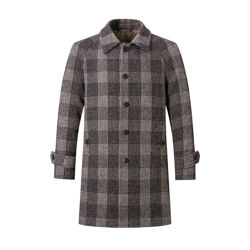 SEPTWOLVES Men's Winter Wool Blend Business Casual Coat
