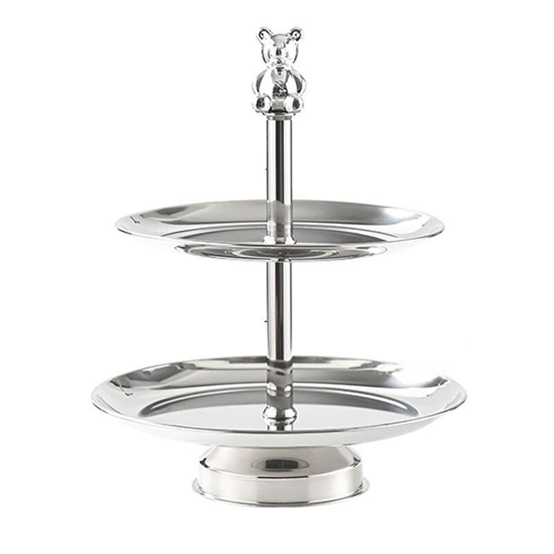 AnYi Multi-Tier Stainless Steel Dessert & Fruit Stand