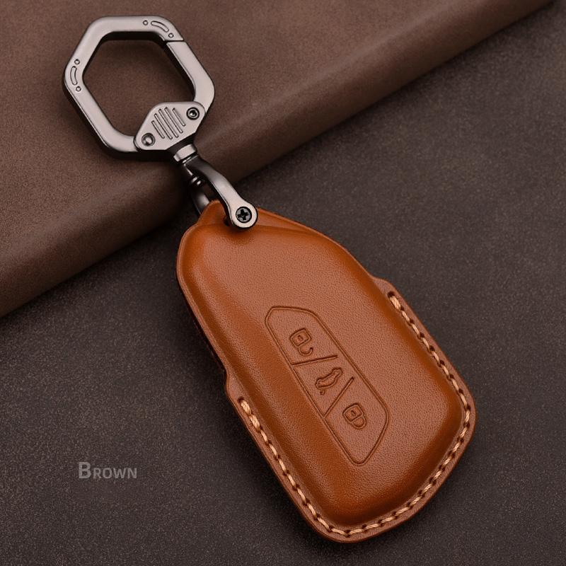 Suitable for Volkswagen Golf 8 key cover eight generations ID4X leather car key case buckle shell
