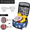 Shark Cute Underwater Animal Portable Lunch Bag for Women/Men Insulated Reusable Lunch Box for Office Work School Picnic Beach