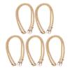5 Pcs Jewelry Chain Elegant Rustproof 1m Length Metal Craft Chain for DIY Necklaces Bracelets Anklets
