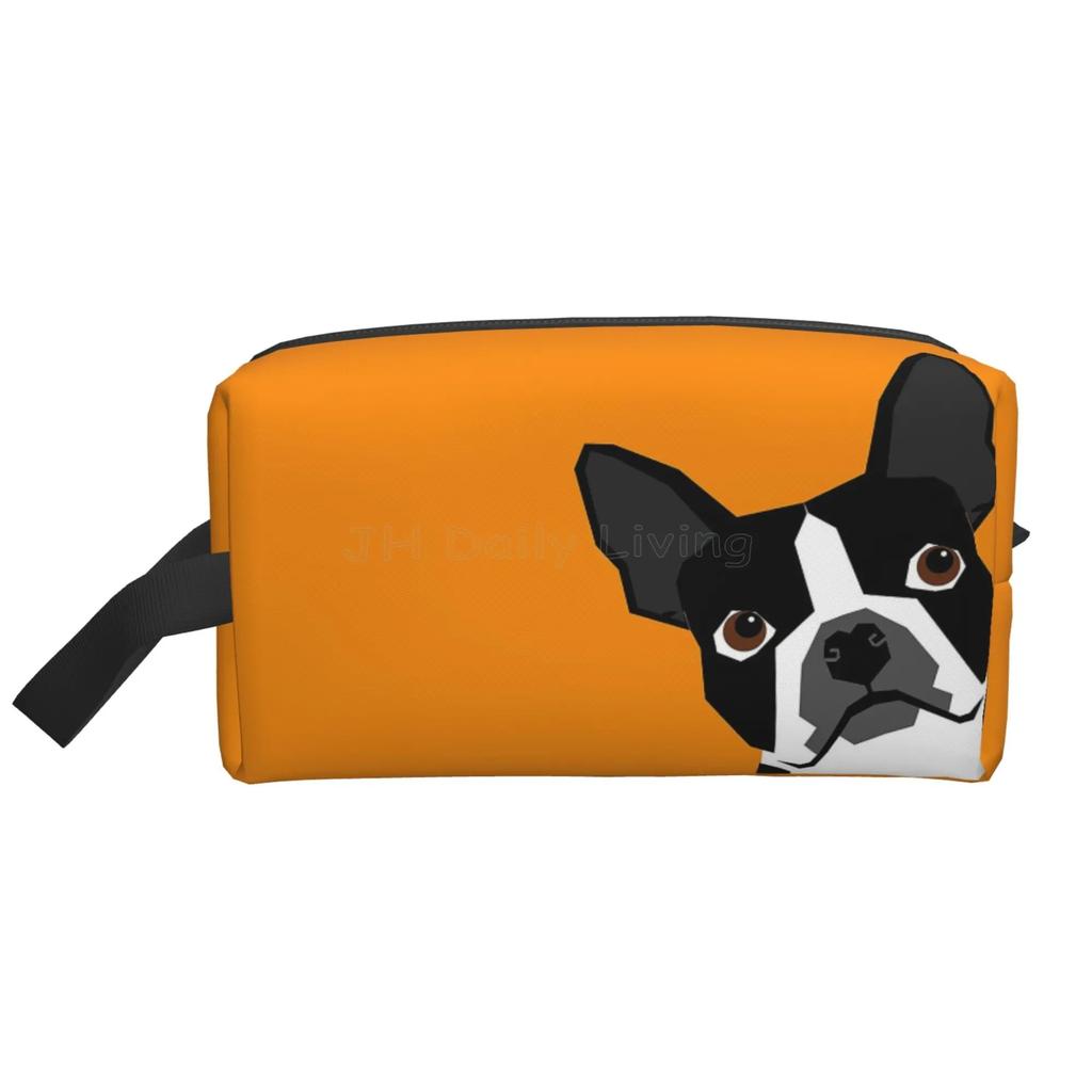Torby do przechowywania buldoga francuskiego, urocza kosmetyczka dla szczeniaka, przenośna, o dużej pojemności, podróżne kosmetyczki, unisex, organizer na kosmetyki