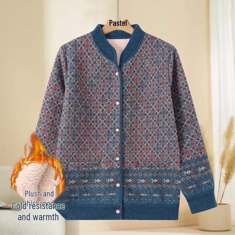 Paster Winter Women s Warm Knitted Cardigan XL