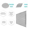 103793 Range Hood Filters 288mm X 362mm X 8.7mm Aluminum Black Silver