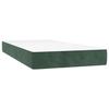 347731 vidaXL Pocket Spring Bed Mattress Dark Green 90x200 Cm Thickness 20 Cm