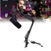 Gaming USB Microphone for PC Dynamic RGB Noise Cancellation Condenser Mic with     Boom Arm for Strming Podcast