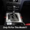 For Mercedes Benz E C Class Coupe W207 C207 2009-2013 W204 GLK X204 Car Accessories Control Gear Shift Panel Frame Trim Stickers