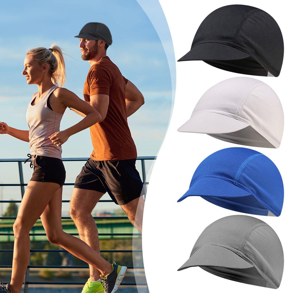 Quick Drying Sports Hat Anti-UV Breathable Helmet Liner Sweat For Outdoor Running Cap Cycling M Z7J2