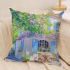 Nordic Modern Leisure INS Cushion Cover Silky Short Plush Invisible Zipper Dustproof Sofa Pillow Case For Home Decor