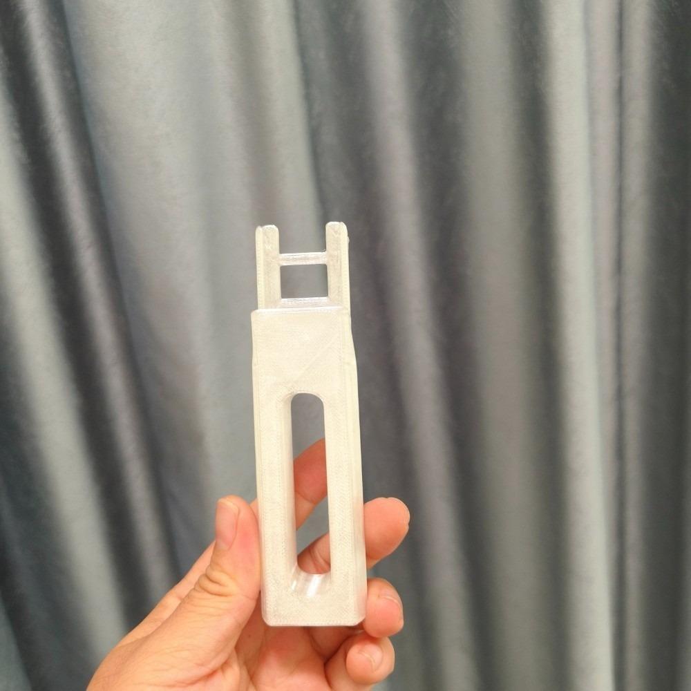 Translucent Finish Wireless Microphone Holder for DJI Mic mini2 Interview Recording