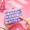 26 Key Keyboard Fidget Toy Keycap Clicker Keychain Portable Stress Relief Gift for Kids Adult Friends