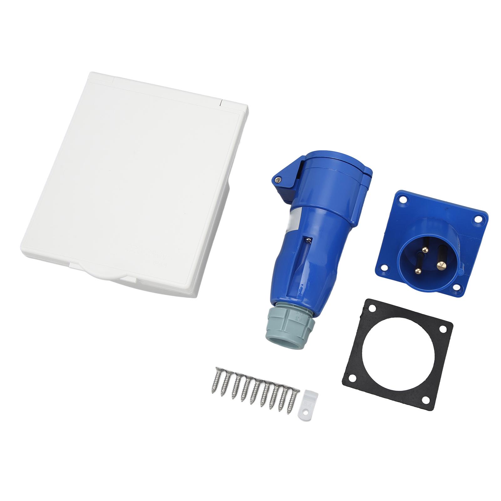 

RV Power Inlet RV Refit Accessory Power Connection Port External Power Supply Plug 220V to 250V