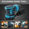 For Dewalt 20V Battery Cordless Disc Random Orbital Sander 3 Speeds Adjustable Brushless Grinding Polisher Bare Tool For Makita