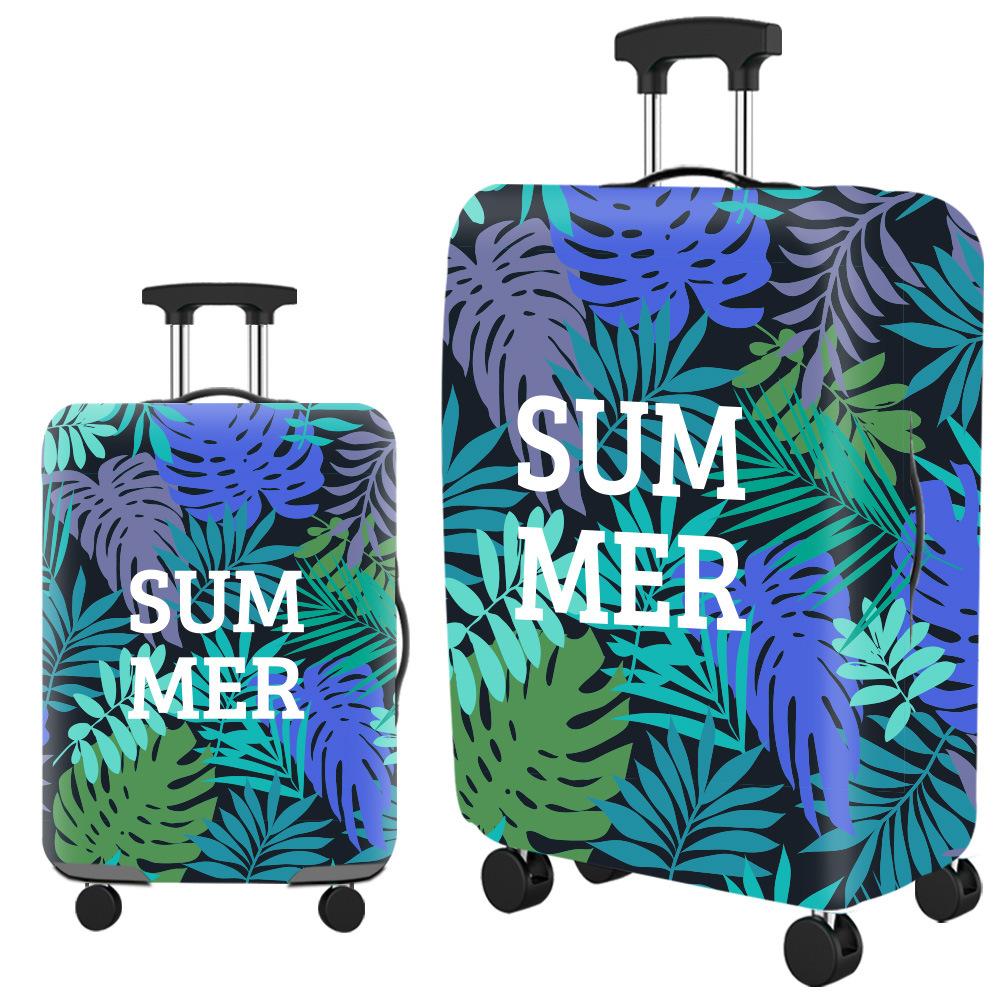 Elastický chránič krytu zavazadel – prachotěsné ochranné cestovní pouzdro na kufry, potisk, odolný a pružný