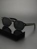 1PCS Vintage Classic Round Frame Sunglasses Essential for Business Men Casual Golf Sun Protection Glasses