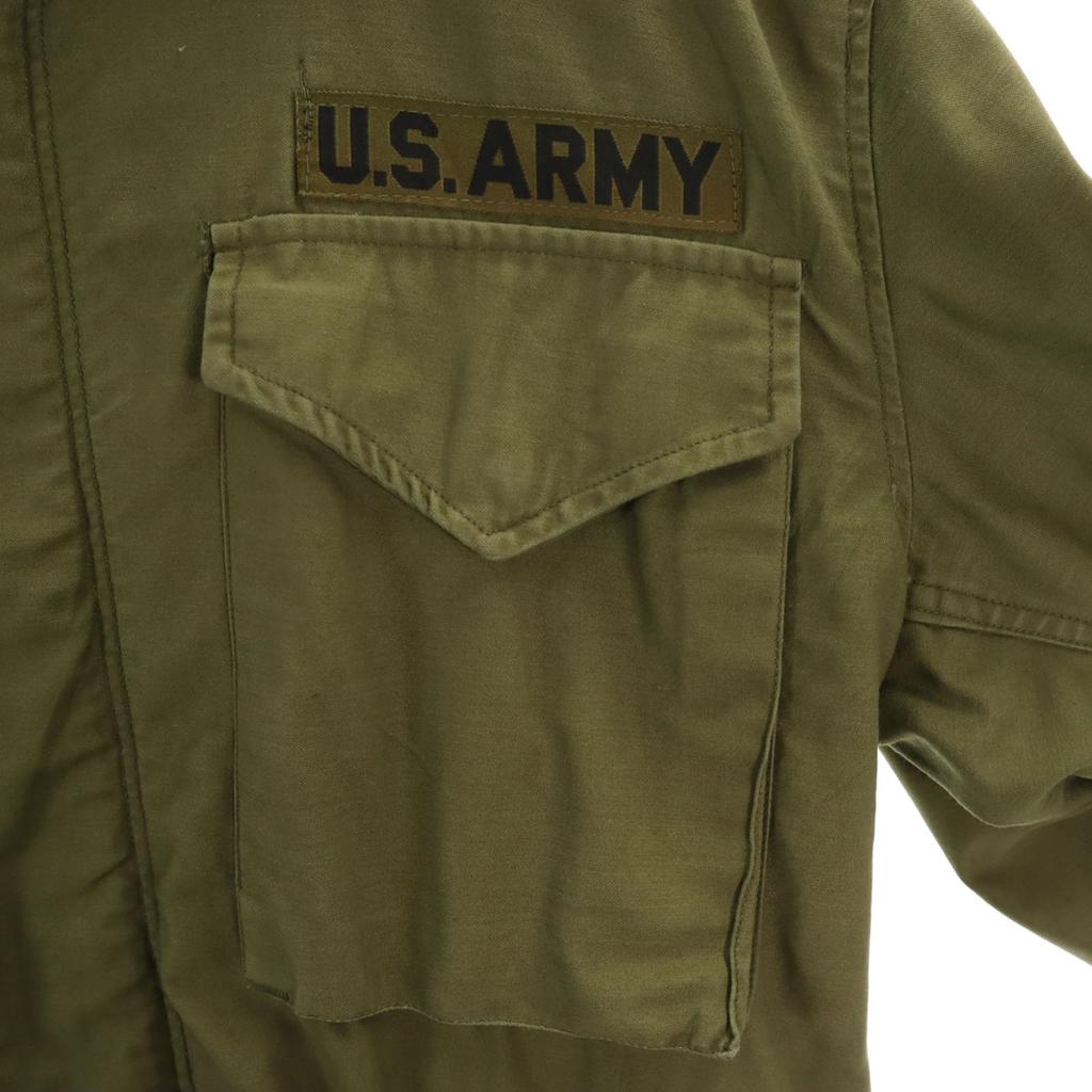 US ARMY 60s Vintage M-65 Military Jacket Khaki Men's Used