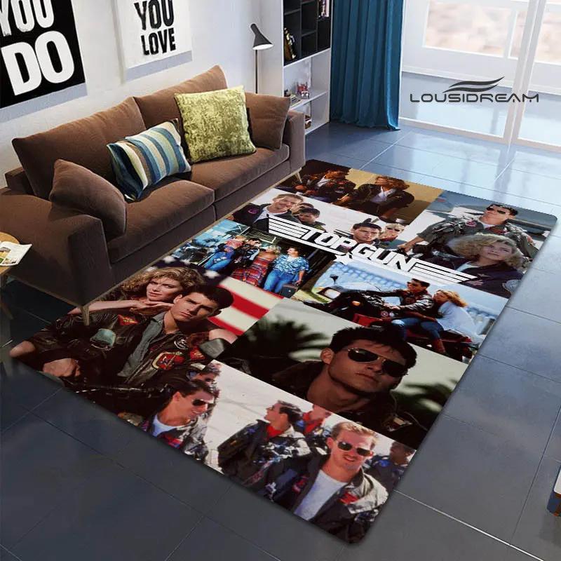 Classic Movie TOP GUN printed Carpet rugs for bedroom area rug living room carpet Outdoor carpet floor mats birthday gift