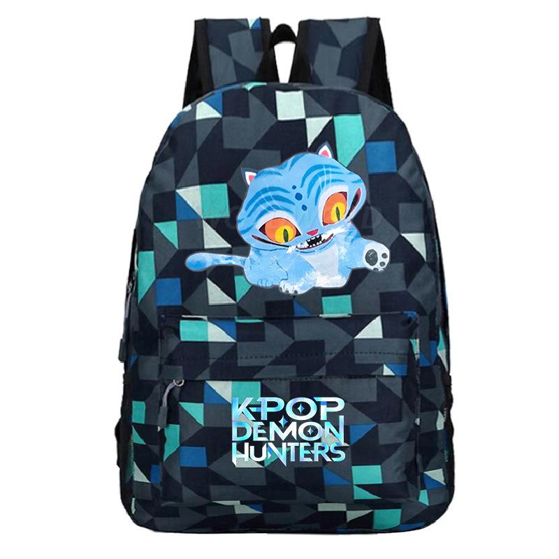 Witch Hunters Peripheral Cartoon Printing Korean Edition School Bag Primary and Secondary School Students Large Capacity Casual Simple Backpack