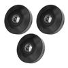 3PCS RGB Colorful Puck Light Battery Operated USB Rechargeable Under Cabinet Lighting with Remote