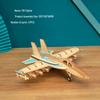 3D Wooden Fighter Bomber & Warship Puzzle Toy for Kids