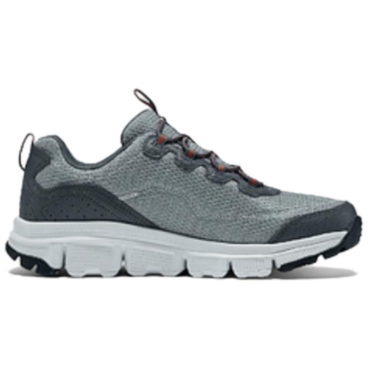 Skechers Summits At Versatile Comfortable Durable Low-Top Hiking Shoes Men hiking shoes Gray Orange 237704-GYOR