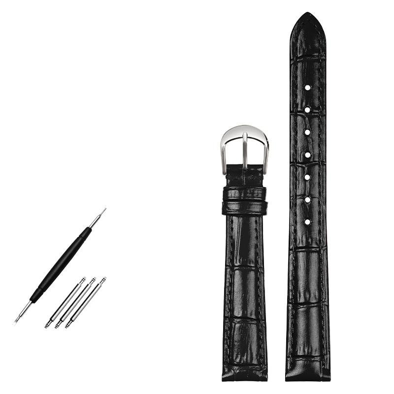 

Ремінець для годинника з натуральної шкіри 10мм 12мм 14мм 16мм 18мм 20мм Браслет для годинника Студентський ремінець Простий стильний ремінець для наручних годинників 18mm